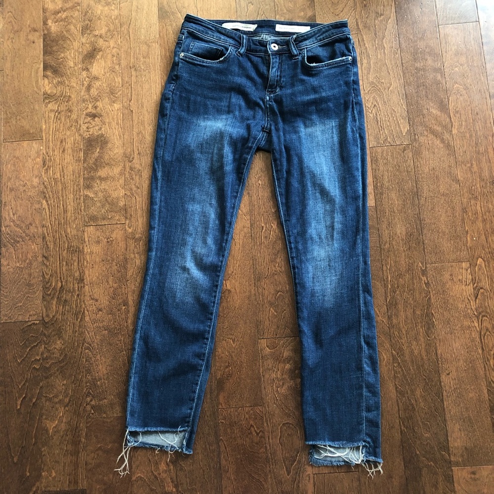 Anthropologie Pilcro Mid Rise Skinny Ankle Jeans